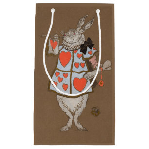Klassieke Alice in Wonderland Witte Konijn Heraldi Klein Cadeauzakje