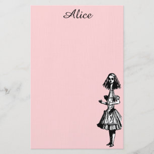 Klassieke Alice Uitgerekt in Wonderland Briefpapier