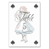 Klassieke Alice Wonderland Alice Drink Me Karakter Kaart (Achterkant)