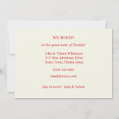 Klassieke Alligator Verhuisaankondiging (Achterkant)