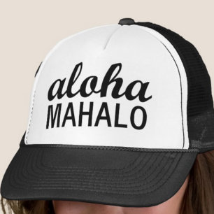 Klassieke Aloha Mahalo Hawaïaanse Trucker Pet