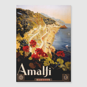 Klassieke Amalfi Italia Reis Grafische Poster Kuns