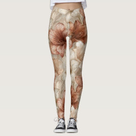 Klassieke Amaryllis Bloemblad Workout Fitness Leggings