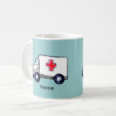 Klassieke ambulance koffiemok (Voorkant links)