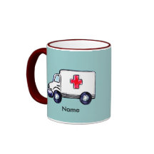 Klassieke ambulance koffiemok