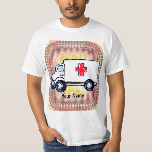 Klassieke ambulance t-shirt (Voorkant)