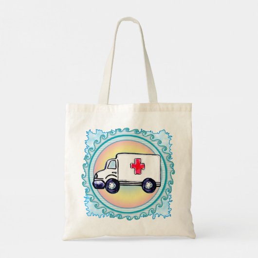Klassieke ambulance tote bag (Achterkant)