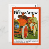 klassieke Amerikaanse 1900 Pierce Arrow-auto Briefkaart (Voorkant / Achterkant)