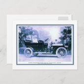 Klassieke Amerikaanse auto Columbia 1909 Briefkaart (Voorkant / Achterkant)