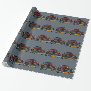 Klassieke Amerikaanse auto in Cuba, verpakkingspap Cadeaupapier