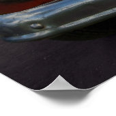 Klassieke Amerikaanse auto in Vinales, Cuba Poster (Hoek)