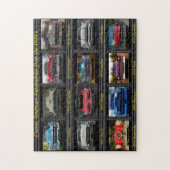 Klassieke Amerikaanse Automobiles uit de jaren vij Legpuzzel (Verticaal)