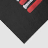 Klassieke Amerikaanse Baseball-vlag - honkbal Tissuepapier (Detail)