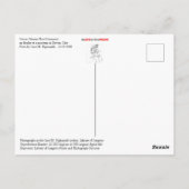 Klassieke Amerikaanse Chrome Hood Ornament Briefkaart (Achterkant)