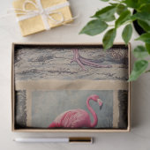 Klassieke Amerikaanse Flamingo Blauwe Decoupage Tissuepapier (Geschenk)