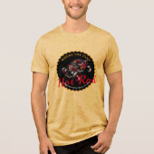 Klassieke Amerikaanse Hot Rod Tri-Blend Shirt (Voorkant)