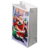 Klassieke Amerikaanse kerstman Klein Cadeauzakje (Achterkant Gekanteld)