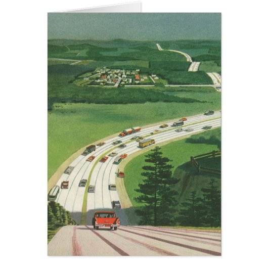 Klassieke Amerikaanse landschappen, autoweg reis (Voorkant)