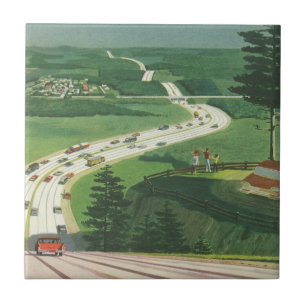 Klassieke Amerikaanse landschapsroutes, autoweg re Tegeltje