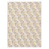 Klassieke Amerikaanse lunch tegen de schatkist Spo Tafelkleed (Voorkant)