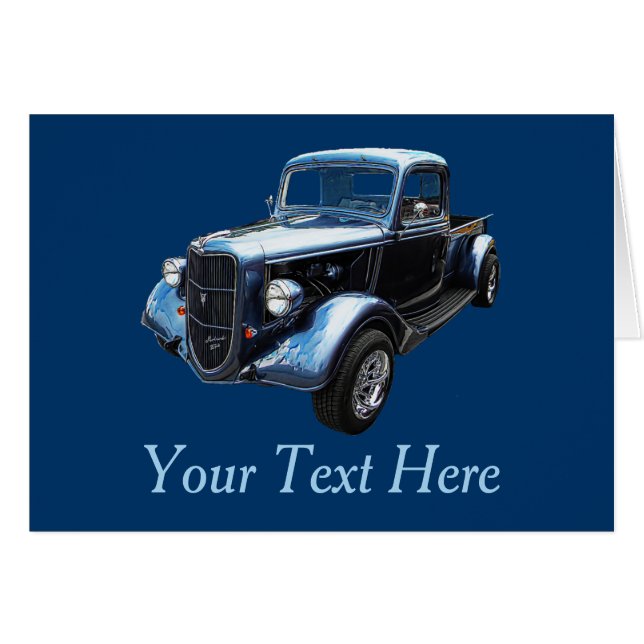 Klassieke Amerikaanse make Pickup uit 1937 (Voorkant Horizontaal)