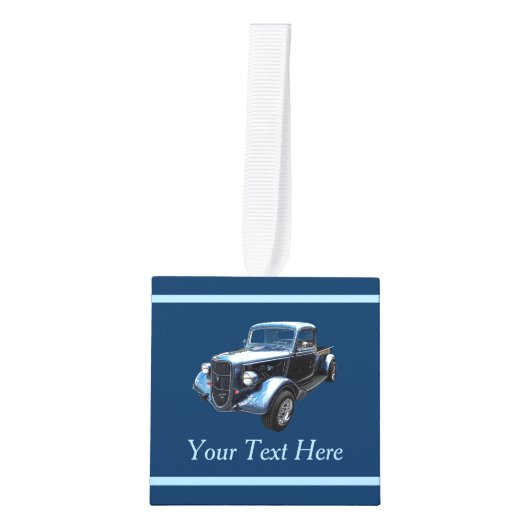 Klassieke Amerikaanse make Pickup uit 1937 Decoratie (Voorkant)