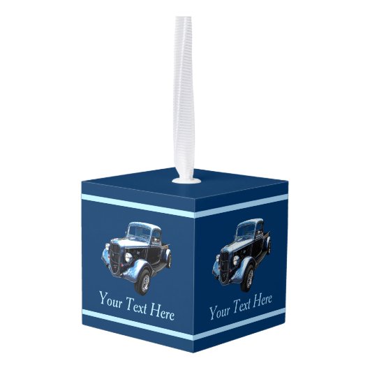 Klassieke Amerikaanse make Pickup uit 1937 Decoratie (Achter hoekig)