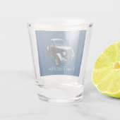 Klassieke Amerikaanse make Pickup uit 1937 Shot Glas (Achterkant)