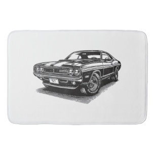 Klassieke Amerikaanse Muscle Car Retro Vintage 60s Badmat