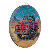 Klassieke Amerikaanse pick-up dartboard Dartbord (Voorkant Links)