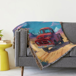 Klassieke Amerikaanse pick-up Deken