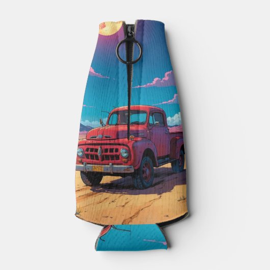 Klassieke Amerikaanse pick-up Flesjeskoeler (Achterkant)