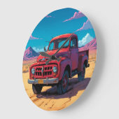 Klassieke Amerikaanse pick-up Grote Klok (Hoek)