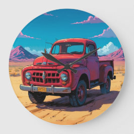 Klassieke Amerikaanse pick-up Grote Klok
