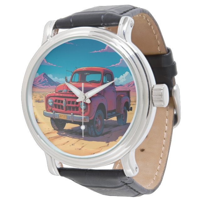 Klassieke Amerikaanse pick-up Horloge (Gekanteld)