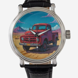 Klassieke Amerikaanse pick-up Horloge