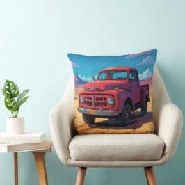 Klassieke Amerikaanse pick-up Kussen