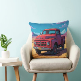 Klassieke Amerikaanse pick-up Kussen