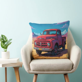 Klassieke Amerikaanse pick-up Kussen
