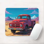 Klassieke Amerikaanse pick-up  Muismat (Met muis)