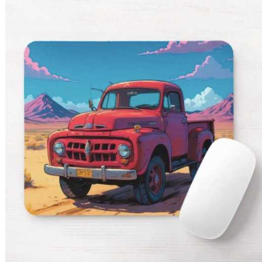 Klassieke Amerikaanse pick-up  Muismat