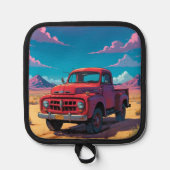 Klassieke Amerikaanse pick-up Pannenlap (Voorkant)