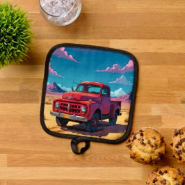 Klassieke Amerikaanse pick-up Pannenlap