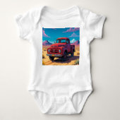 Klassieke Amerikaanse pick-up Romper (Voorkant)