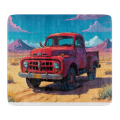 Klassieke Amerikaanse pick-up Snijplank (Voorkant)