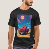 Klassieke Amerikaanse pick-up T-shirt (Voorkant)