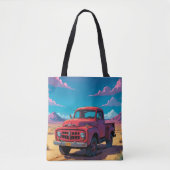 Klassieke Amerikaanse pick-up Tote Bag (Voorkant)