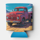 Klassieke Amerikaanse pick-up truck Blikjeskoeler (Achterkant)