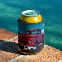 Klassieke Amerikaanse pick-uptruck Blikjeskoeler