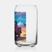 Klassieke Amerikaanse Pickup Beer Can Blikvorm Glas (Links)